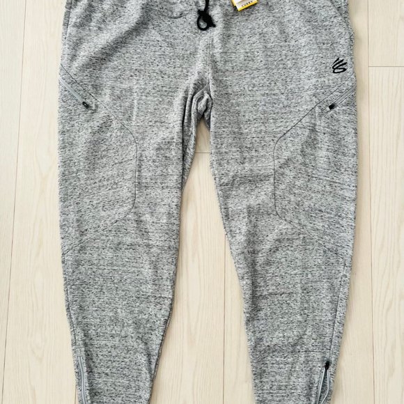Under Armour 137025 Curry Joggers Mod Gray Medium Heather  ( 4XLT ) - Picture 2 of 5